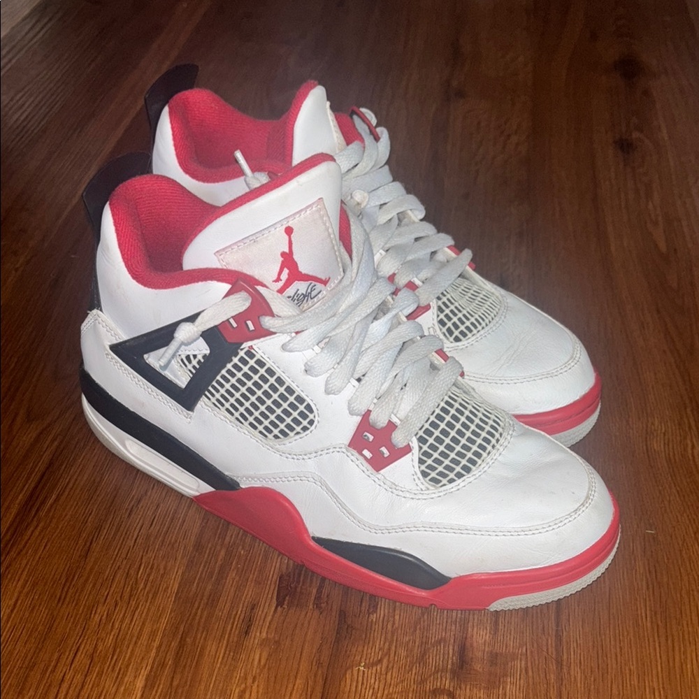 Jordan Kids Sneakers - White, Red, Black